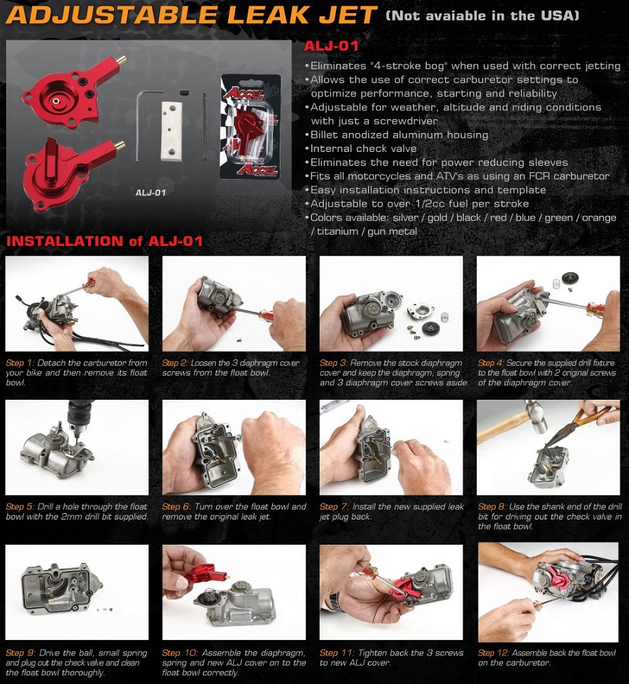 Accel Carburettor & Jets — Universal Universal